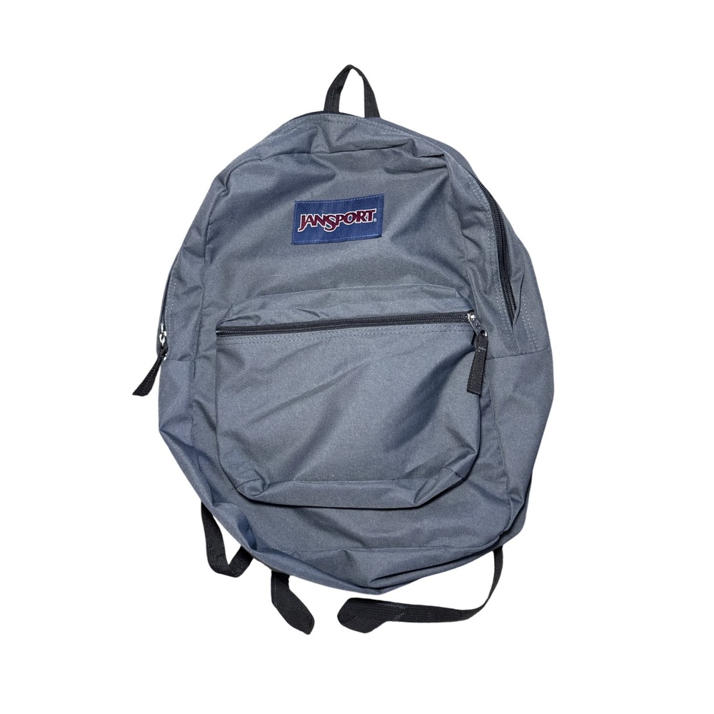 Jansport Grey‎ Basic School Backpack Travel Bag Lightweight Everyday